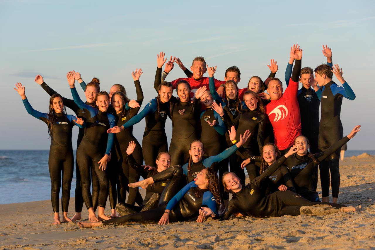 groepsfoto zomerkamp vlieland