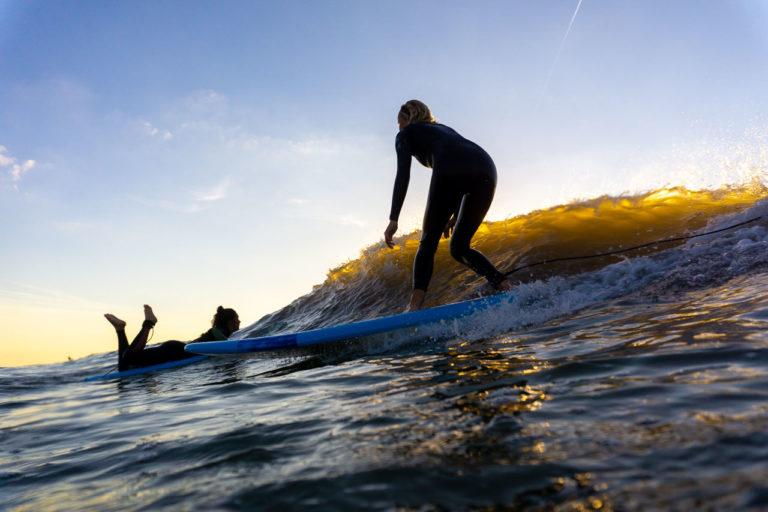 surfen tijdens surfclub
