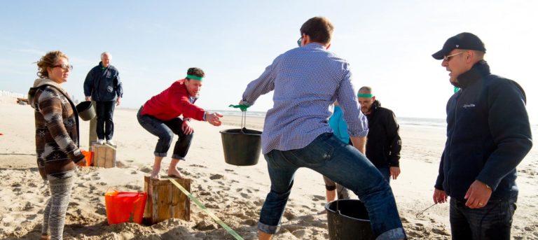 teambuilding strand bedrijfsuitje