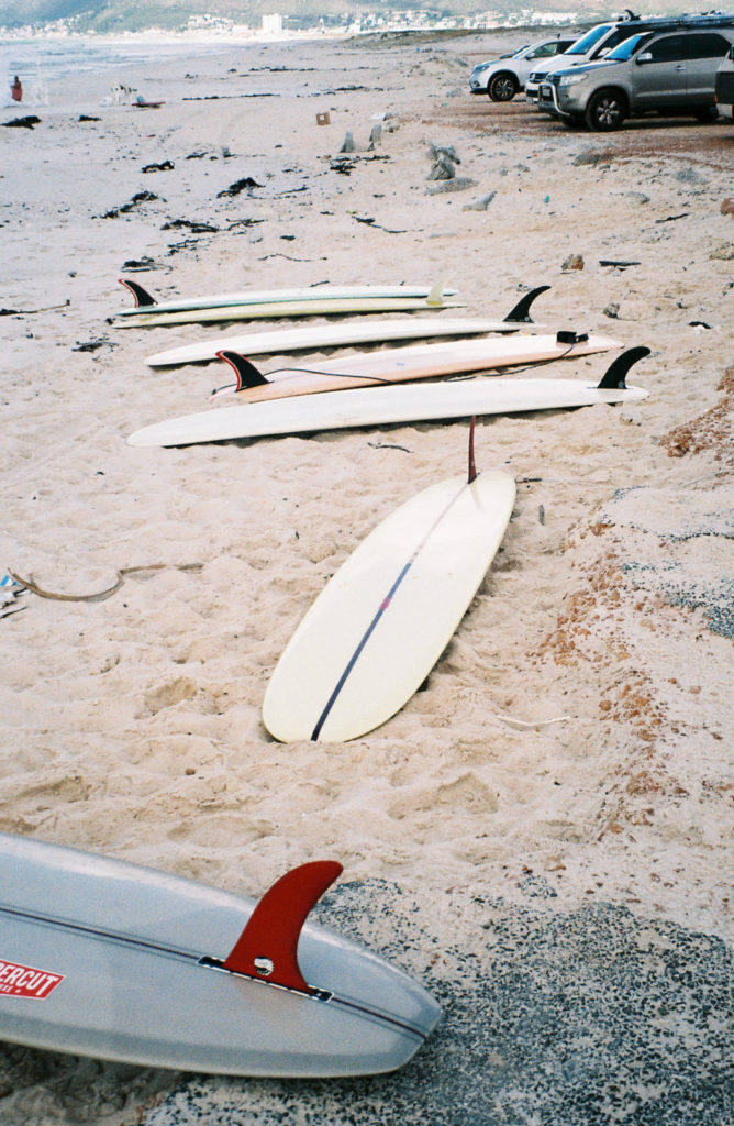 Longboards on the beach