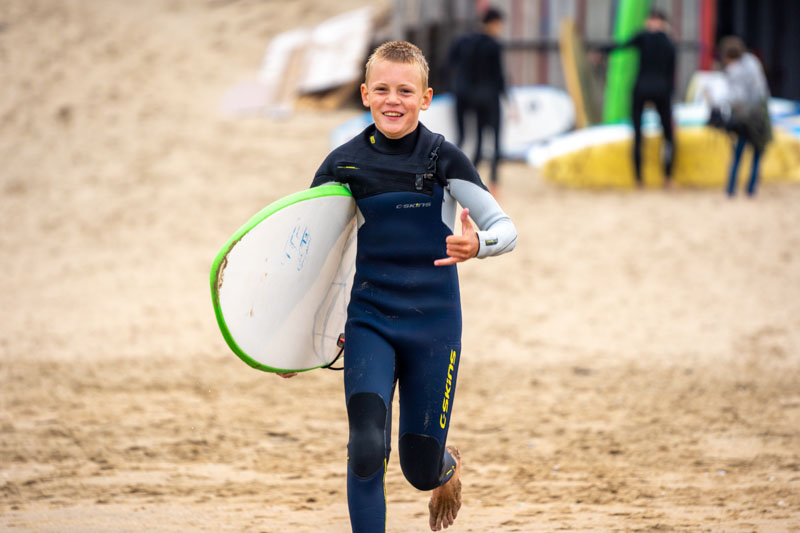 Kinder Surfles in zandvoort