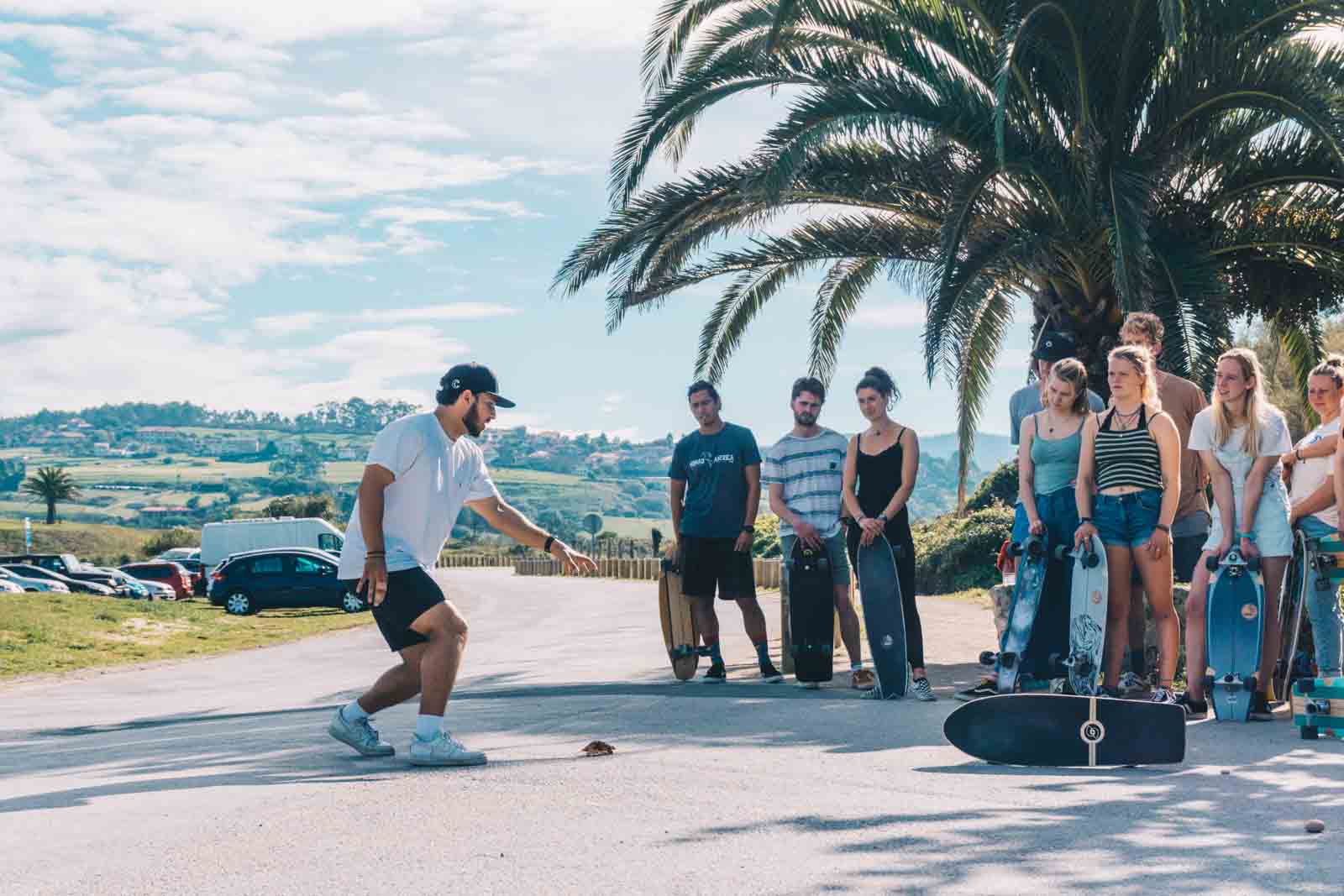 surfskateles bij Noosa